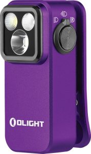 Olight Oclip Pro Rechargeable Clip Light - Purple