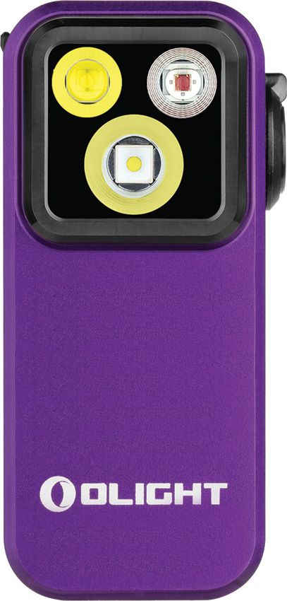 Olight Oclip Pro Rechargeable Clip Light - Purple