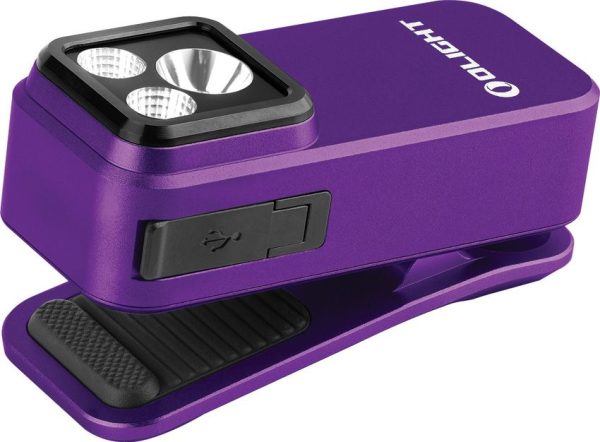 Olight Oclip Pro Rechargeable Clip Light - Purple