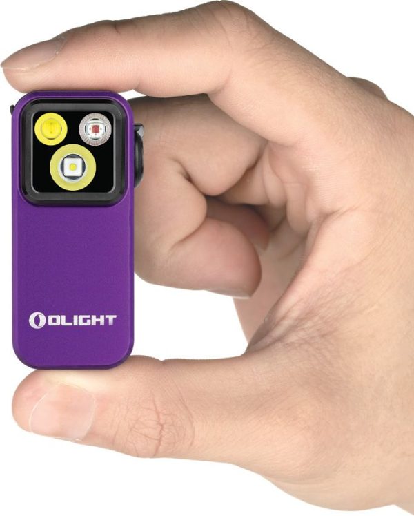 Olight Oclip Pro Rechargeable Clip Light - Purple