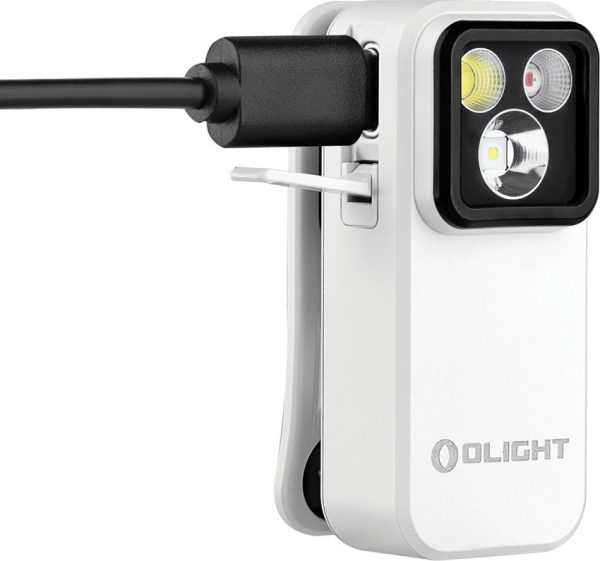 Olight Oclip Pro Rechargeable Clip Light - White