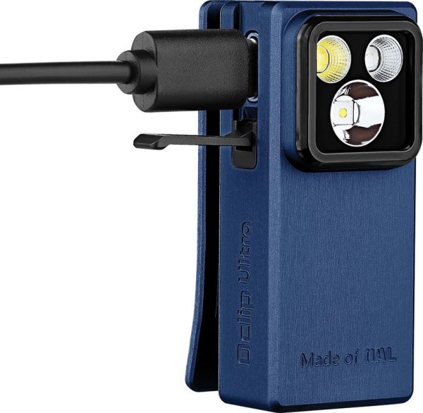 Olight Oclip Ultra Rechargeable Clip Light - Navy