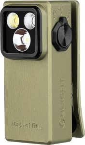 Olight Oclip Ultra Rechargeable Clip Light - Olive