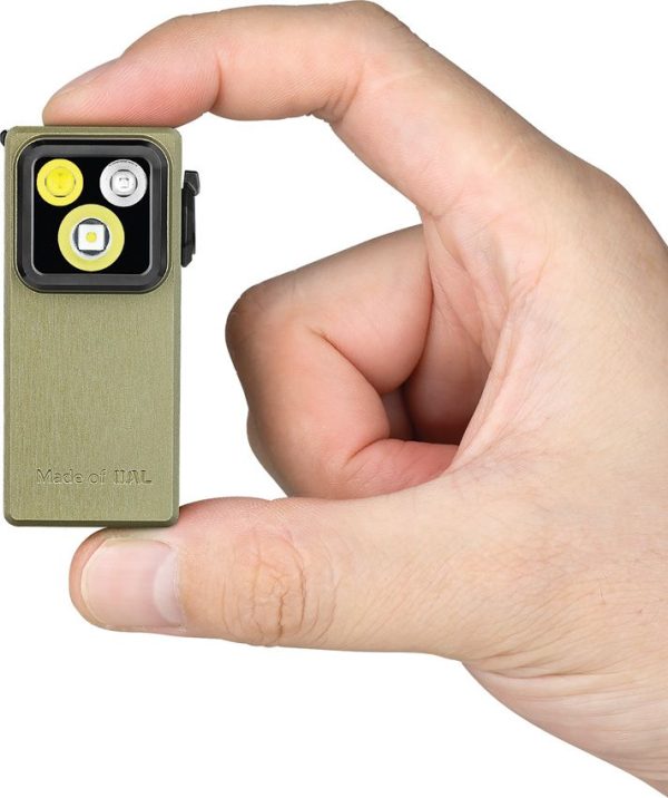 Olight Oclip Ultra Rechargeable Clip Light - Olive