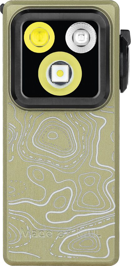 Olight Oclip Ultra Rechargeable Keychain Light - Olive