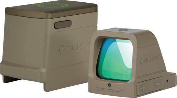 Osight Gun Sight Green FDE - 3 MOA Reflex Optic