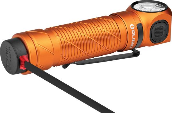 Olight Perun 3 Headlamp - Orange 3000 Lumens Rechargeable