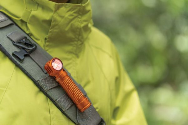 Olight Perun 3 Headlamp - Orange 3000 Lumens Rechargeable