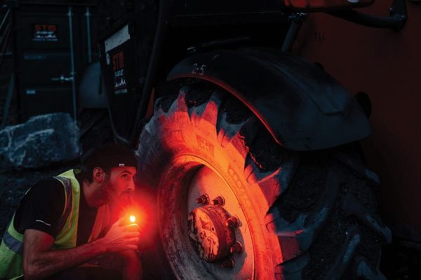 Olight Perun 3 Headlamp - Orange 3000 Lumens Rechargeable