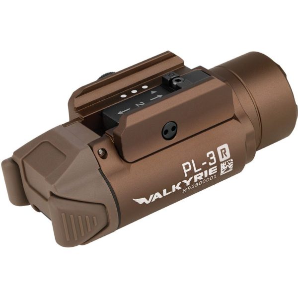 Olight PL-3R Valkyrie Tactical Light - Desert Tan 1500 Lumens