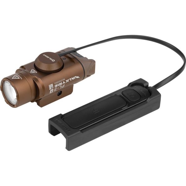 Olight PL-3R Valkyrie Tactical Light - Desert Tan 1500 Lumens