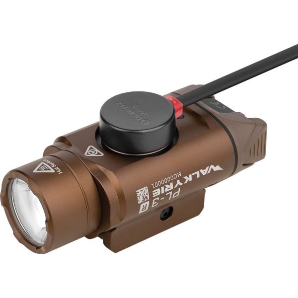 Olight PL-3R Valkyrie Tactical Light - Desert Tan 1500 Lumens