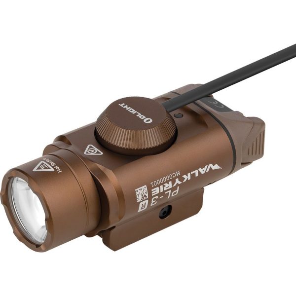 Olight PL-3R Valkyrie Tactical Light - Desert Tan 1500 Lumens