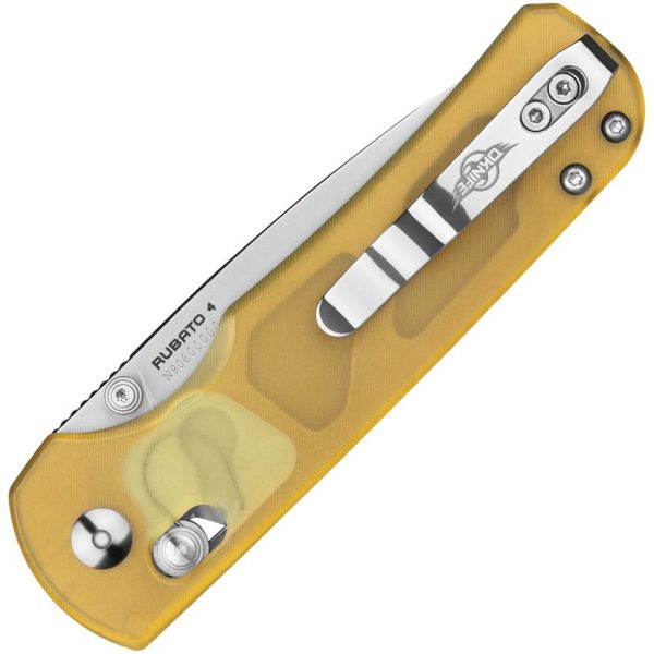 Olight Rubato 4 Linerlock Yellow - CPM S35VN