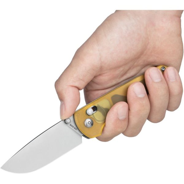Olight Rubato 4 Linerlock Yellow - CPM S35VN