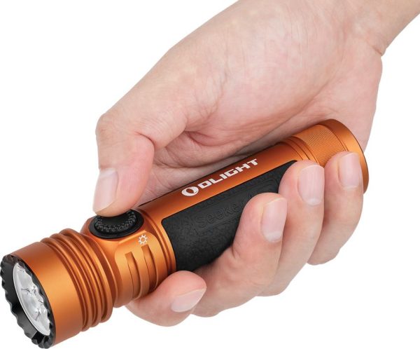 Olight Seeker 4 Pro Flashlight - Orange 4600 Lumens