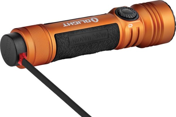 Olight Seeker 4 Pro Flashlight - Orange 4600 Lumens