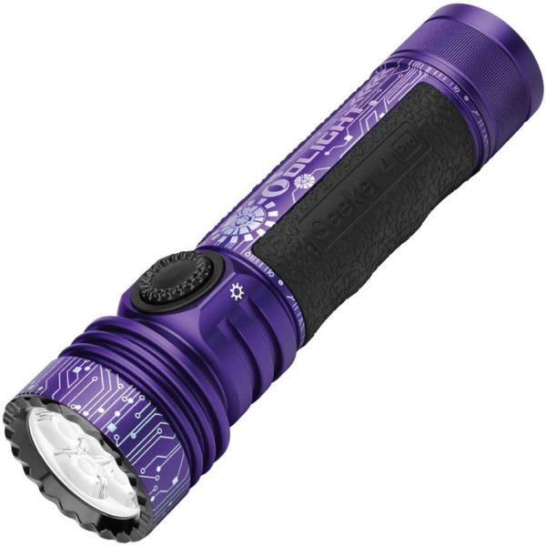 Olight Seeker 4 Pro Flashlight - Violet 4600 Lumens