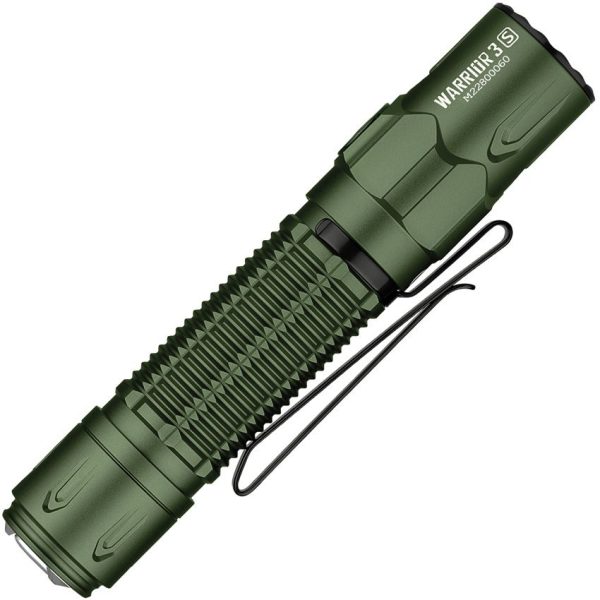 Olight Warrior 3S Tactical Flashlight - Olive 2300L