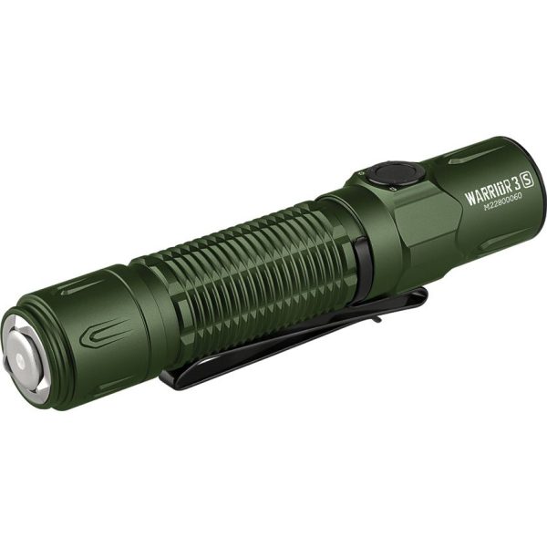 Olight Warrior 3S Tactical Flashlight - Olive 2300L