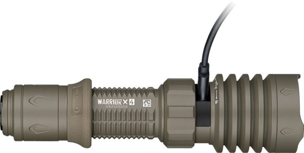 Olight Warrior X 4 Tactical Flashlight FDE