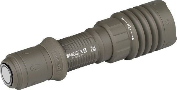 Olight Warrior X 4 Tactical Flashlight FDE