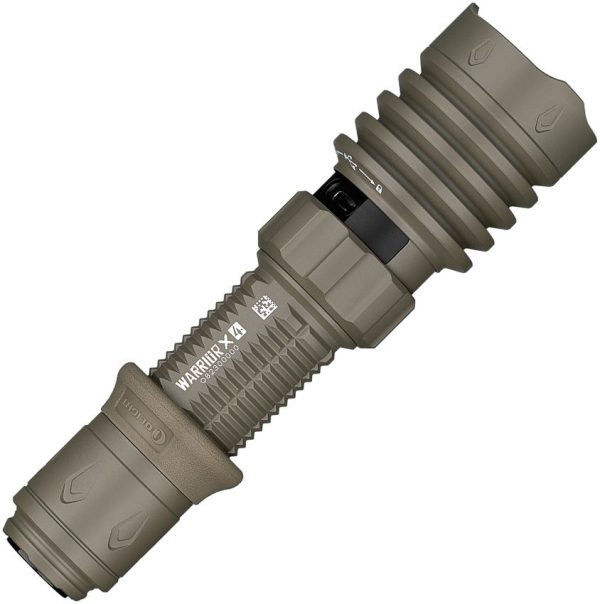 Olight Warrior X 4 Tactical Flashlight FDE