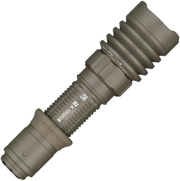 Olight Warrior X 4 Tactical Flashlight FDE