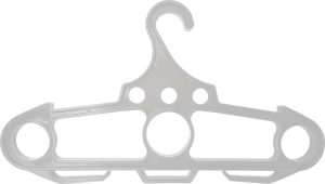 Ontario Jericho Bear Back Hanger White - 250 lb Capacity