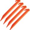 Ontario Camp Plus Stakes - Orange Cycoloy 4 Pack