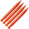 Ontario Camp Plus Stakes - Orange Cycoloy 4 Pack