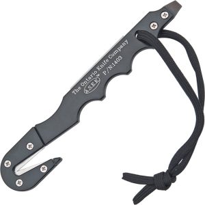 Ontario ASEK Strap Cutter Multi-Tool - Black Aluminum