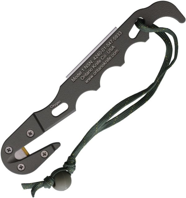 Ontario Model 1 Strap Cutter Fixed Blade OD Green Tactical