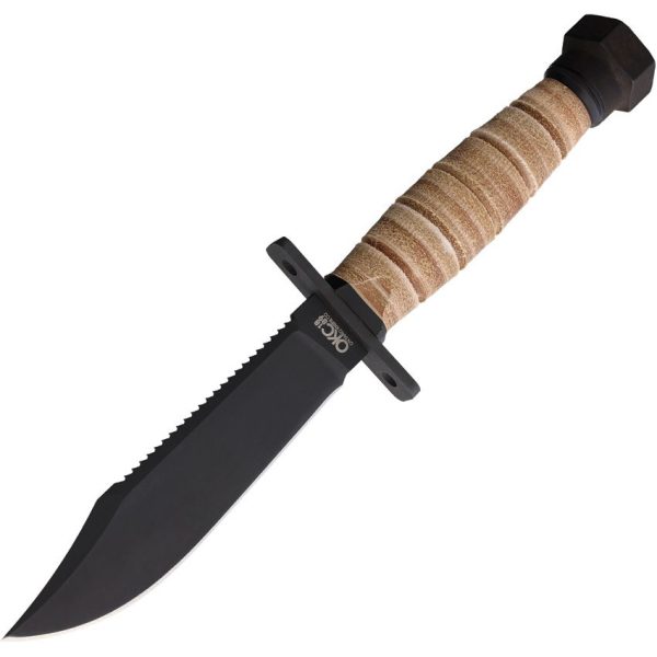 Ontario Air Force One Survival Fixed Blade Knife 5" Carbon Steel