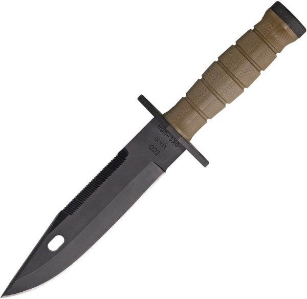 Ontario M11 EOD Fixed Blade Knife 7.13" 420 Stainless Tan