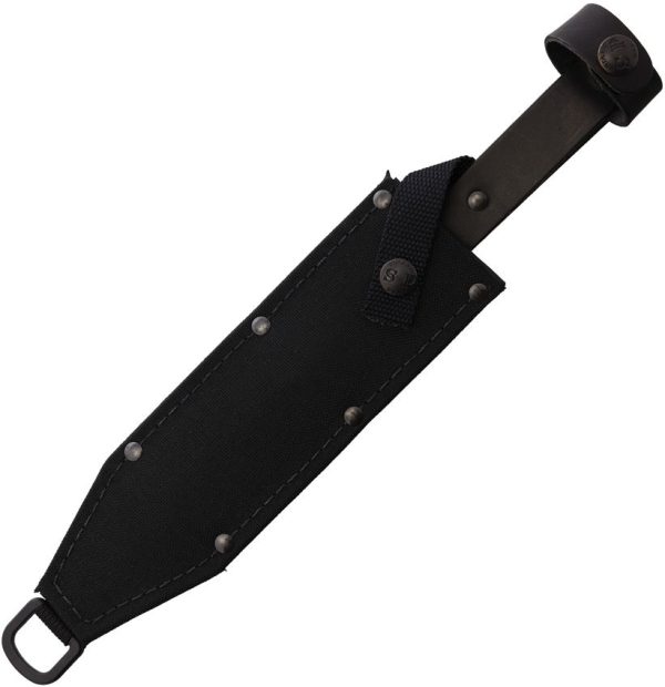 Ontario SP-19 Spec Plus Sheath - Black Leather/Cordura