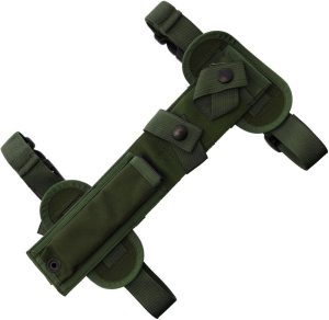 Ontario ASEK Sheath with Leg Straps - OD Green Nylon