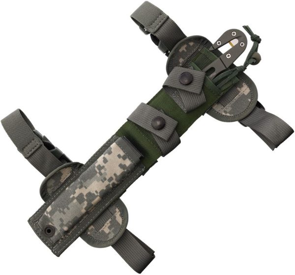 Ontario ASEK Sheath Camo Polyester Leg Strap