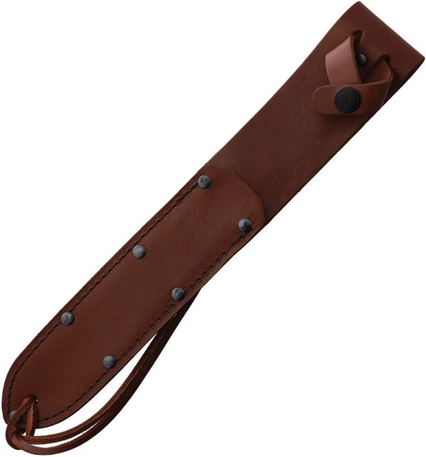 Ontario Trench Knife Belt Sheath Brown Leather
