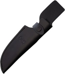 Ontario Recurve Sheath - Black Leather
