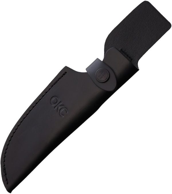 Ontario Recurve Sheath - Black Leather