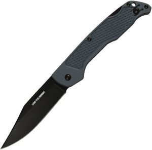 Ontario Camp Plus EDC Lockback Midnight Gray
