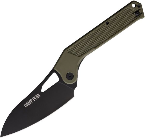 Ontario Camp Plus 4320 Linerlock - Green Handle
