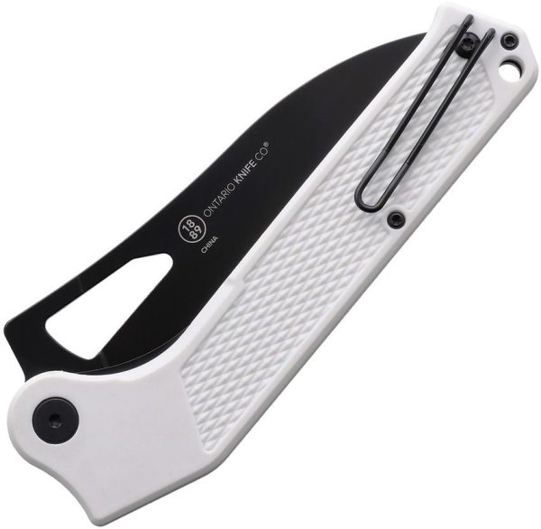 Ontario Camp Plus 4320 Linerlock - White Handle