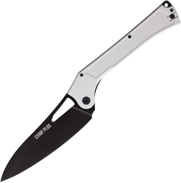 Ontario Camp Plus EDC Linerlock - White Glass Nylon