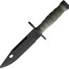 Ontario M-9 Combat Knife - OD Green Carbon Steel