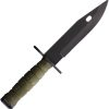Ontario M-9 Combat Fixed Blade Knife 7" Black 420 Stainless OD Green