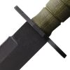Ontario M-9 Combat Fixed Blade Knife 7" Black 420 Stainless OD Green