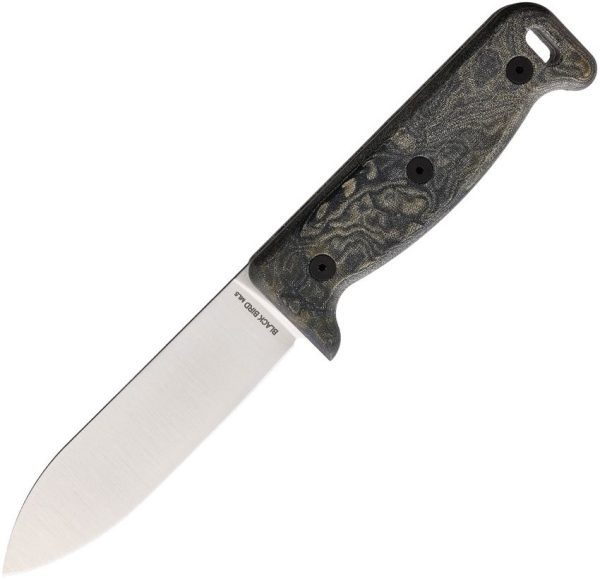 Ontario Black Bird ML5 Fixed Blade 420HC Stainless Micarta