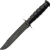 Ontario Marine Combat 7" Fixed Blade Knife Black 1095HC Steel